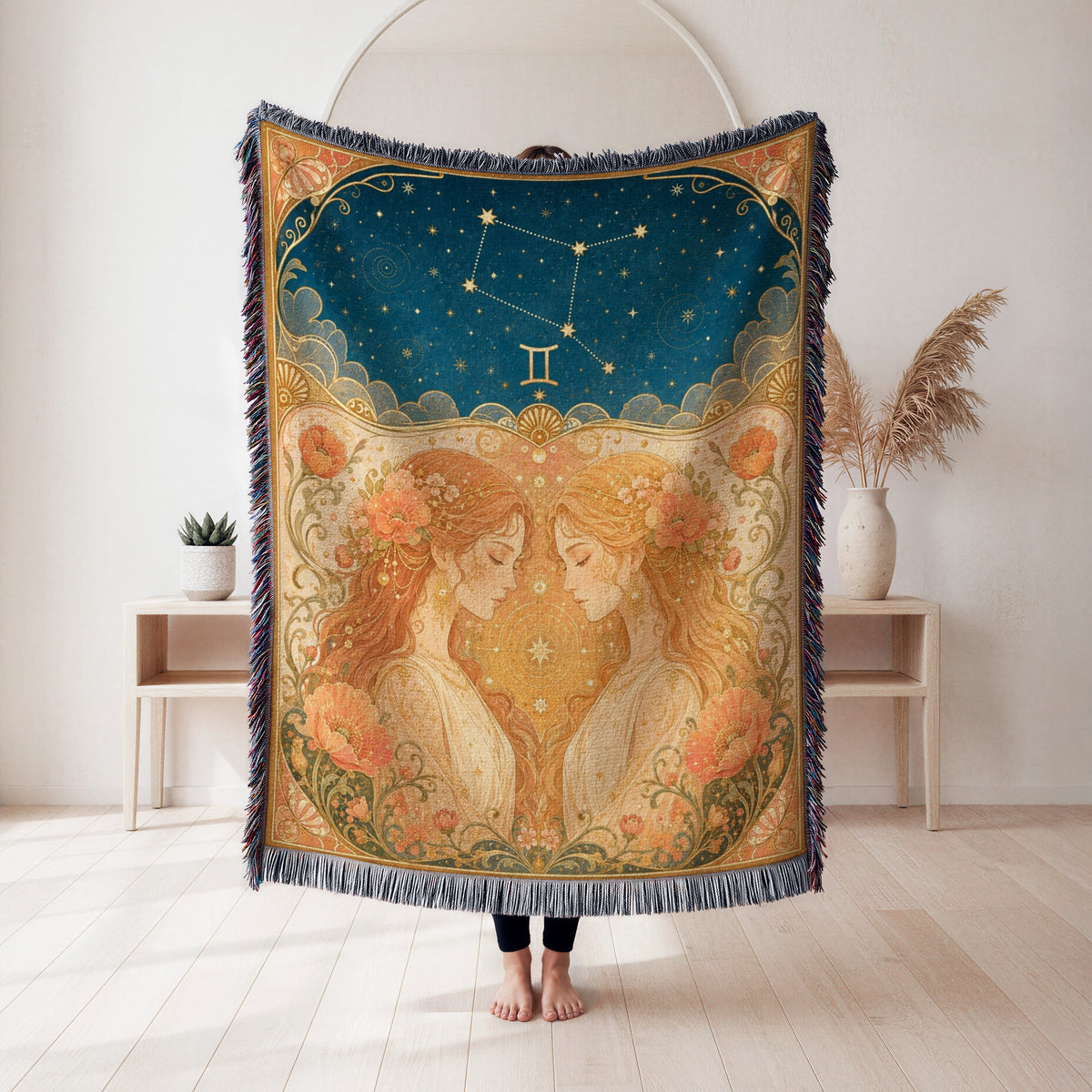 Gemini Floral Twins Blanket