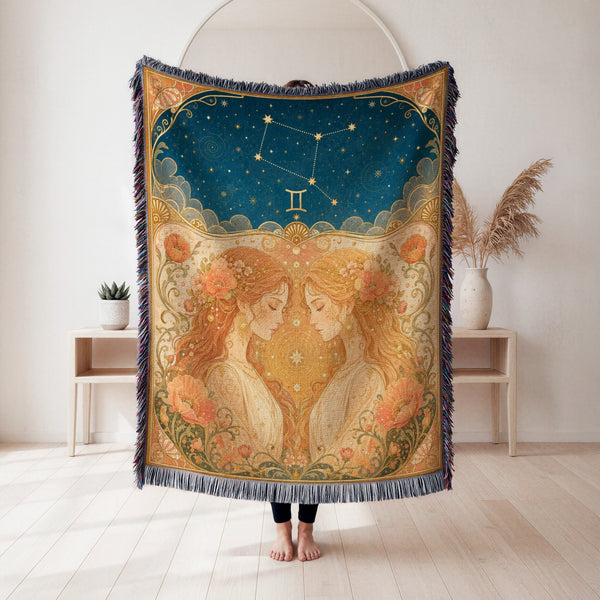 Gemini Floral Twins Blanket