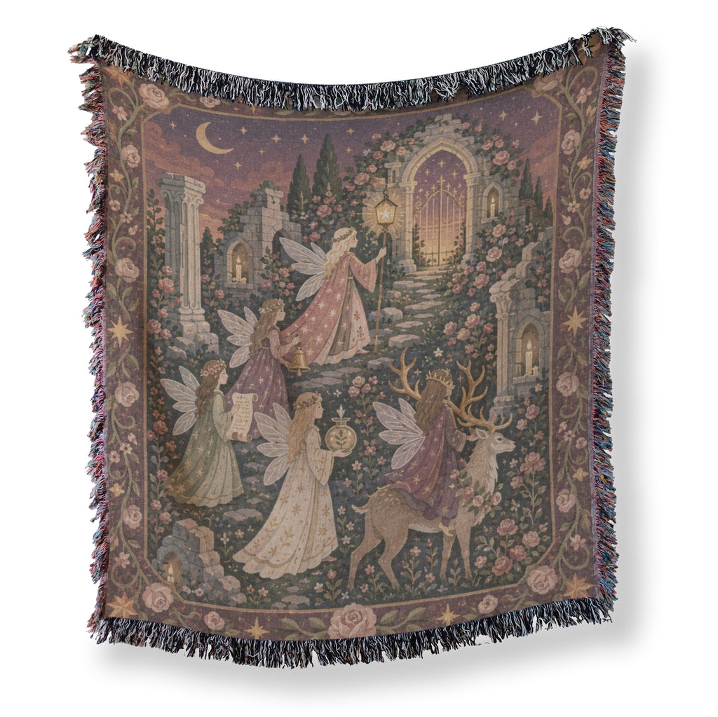 Rose Ruins Fairy Procession Blanket