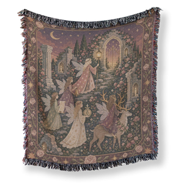 Rose Ruins Fairy Procession Blanket