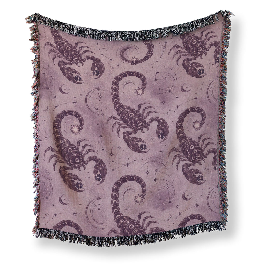 Scorpio Celestial Scorpion Pattern Blanket