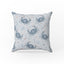 Cancer Moon Crabs – Blue Zodiac Pattern Pillow