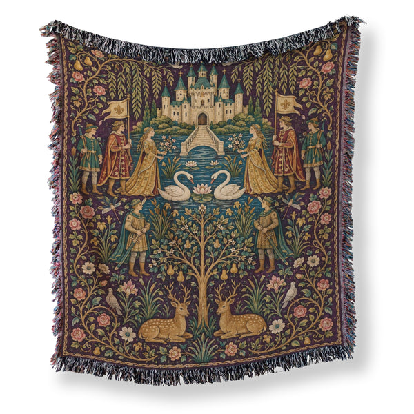 The Swan Court of Willowmere Blanket