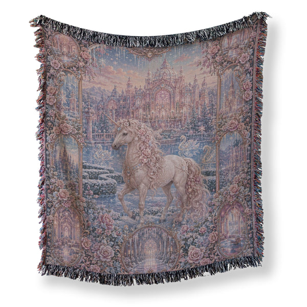 Rose Palace Unicorn Blanket