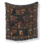 Midnight Cats Library Blanket