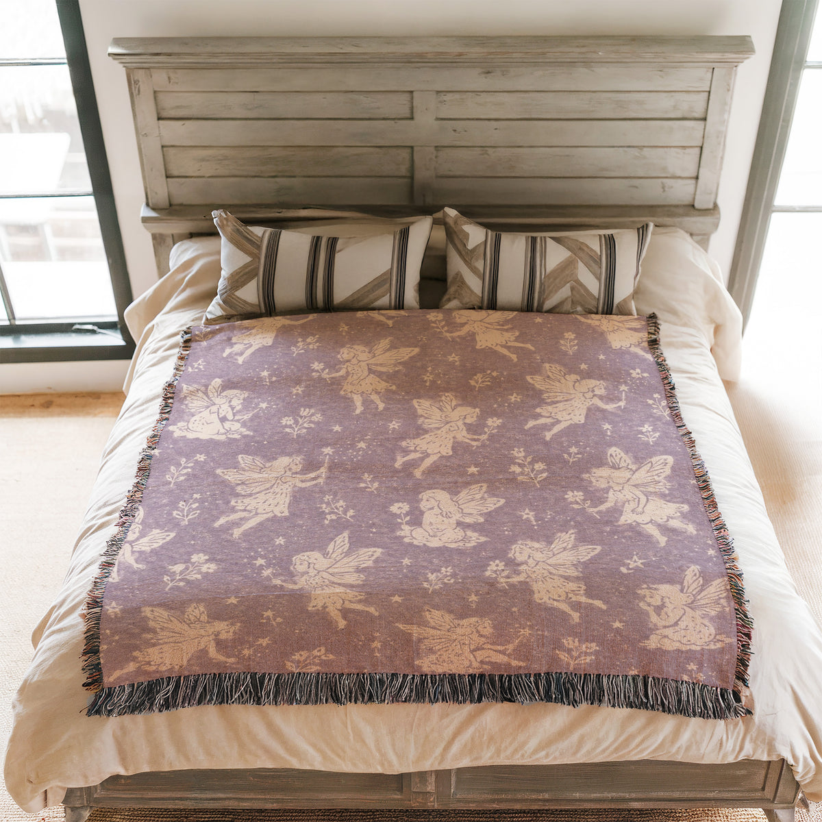 Lavender Fairy Garden Blanket