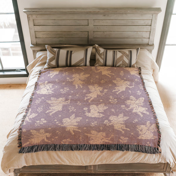 Lavender Fairy Garden Blanket