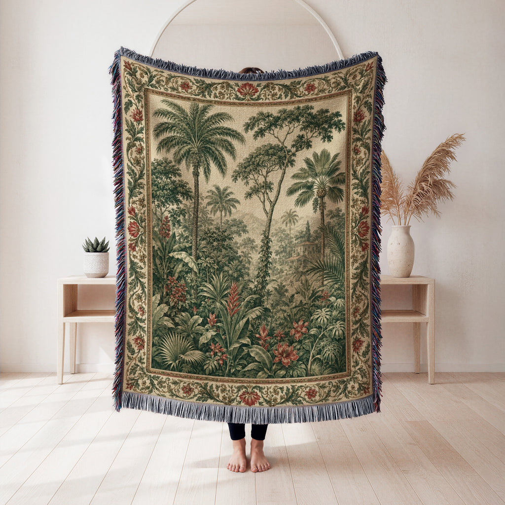 The Heritage Palm Garden Blanket