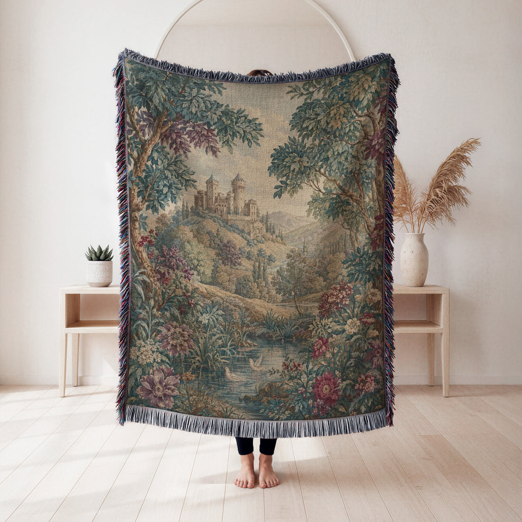 The Forgotten Castle Garden Blanket
