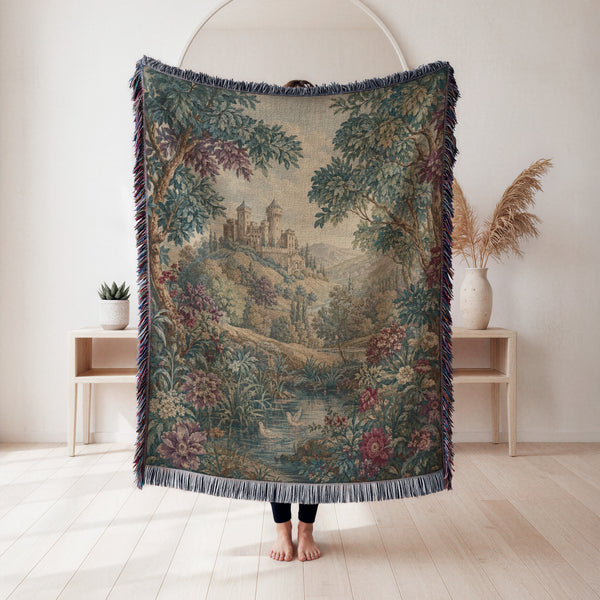 The Forgotten Castle Garden Blanket