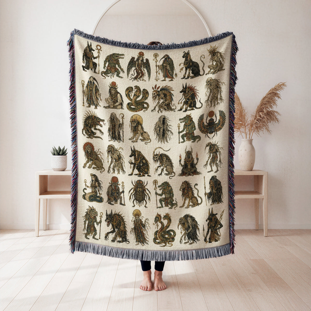 Ancient Egyptian Mythology Blanket