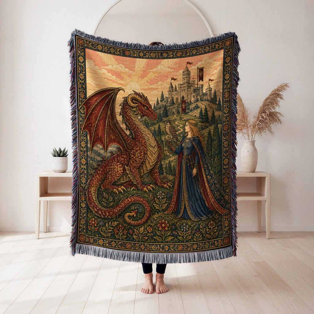 The Falconer’s Dragon Blanket