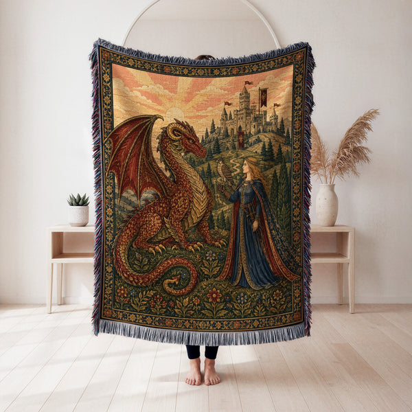 The Falconer’s Dragon Blanket