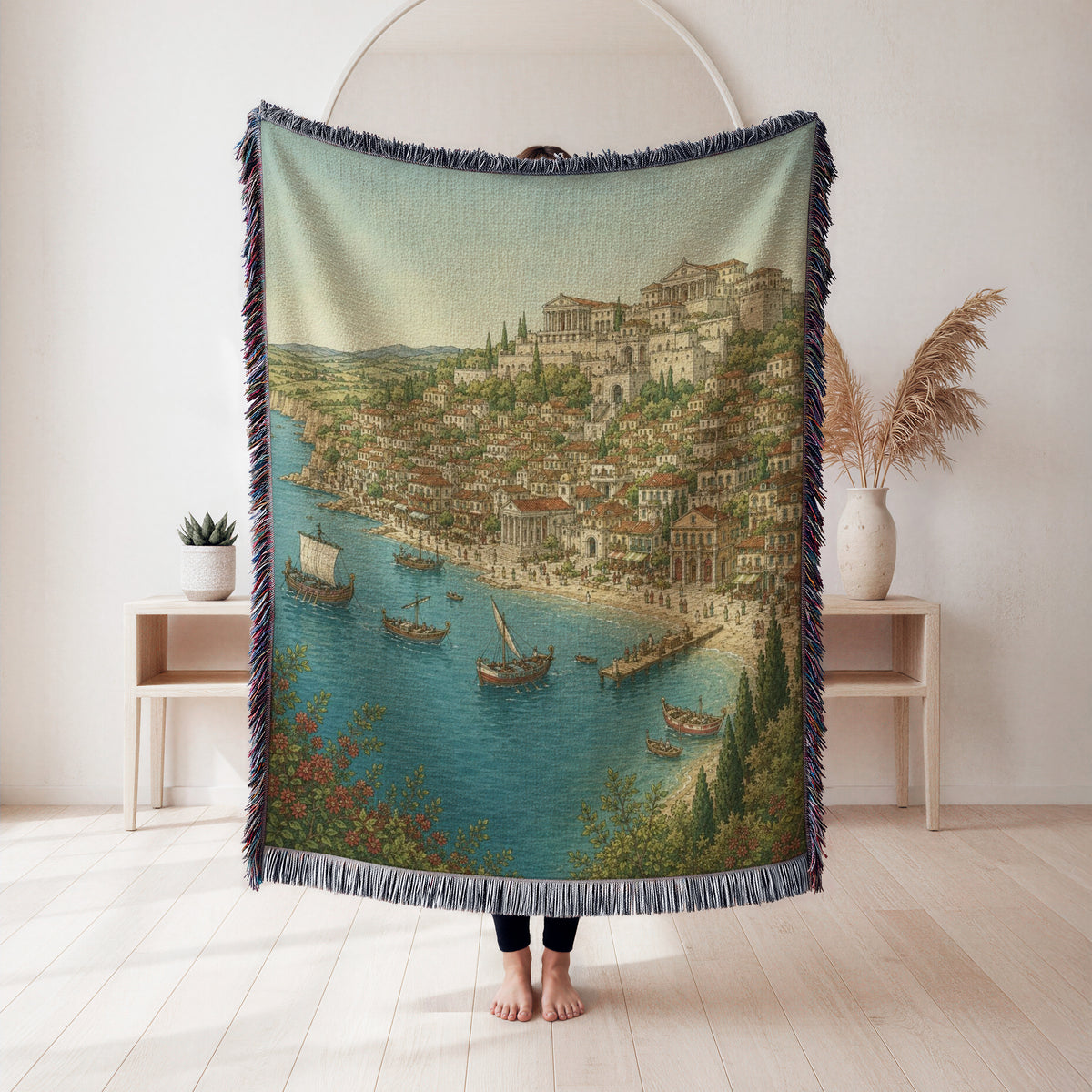 Harbour of the Old Kingdom Blanket