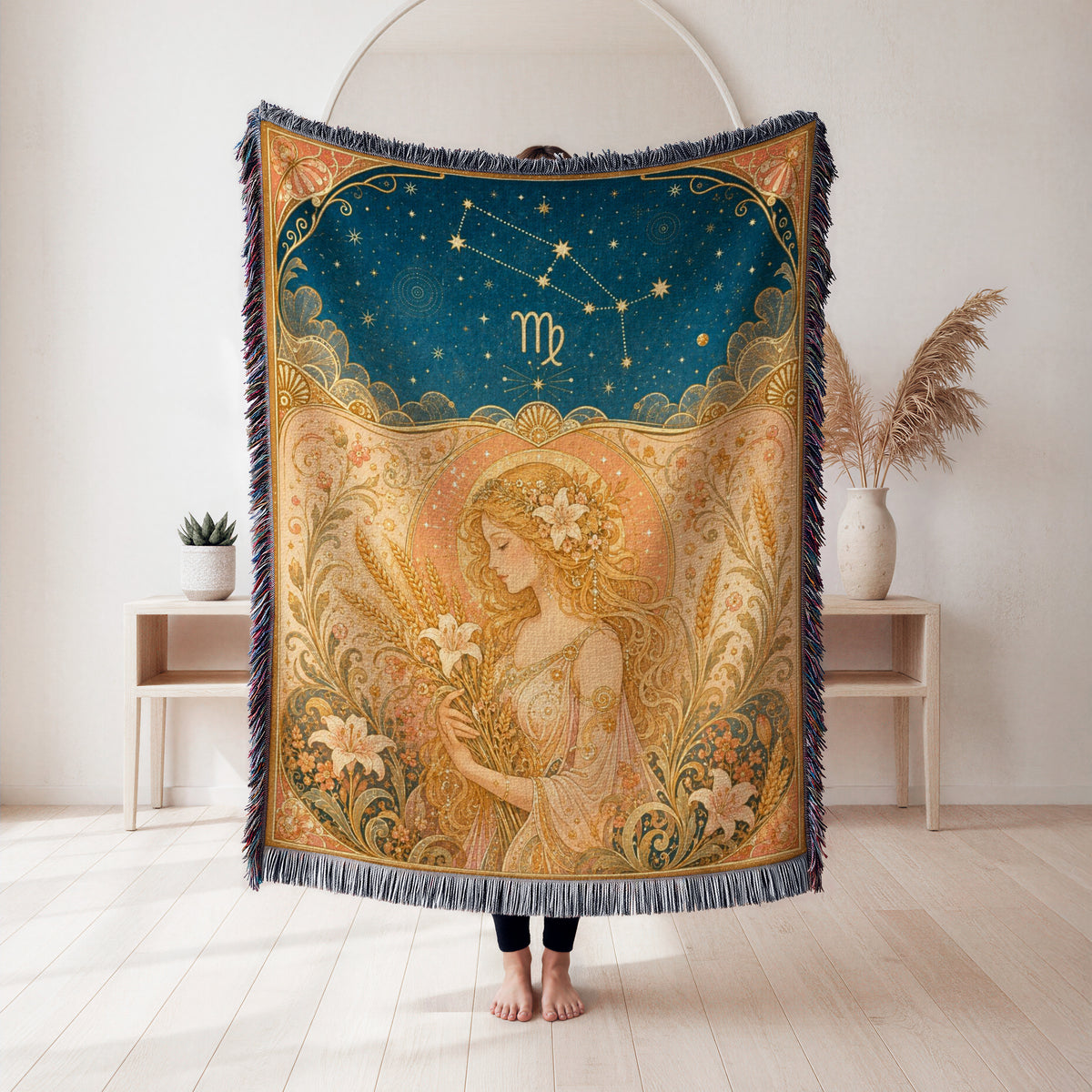 Virgo Harvest Maiden Blanket