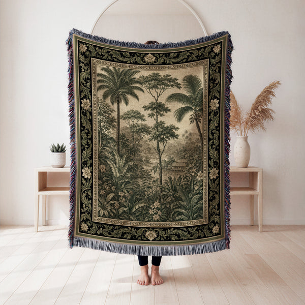 The Antique Palm Grove Blanket
