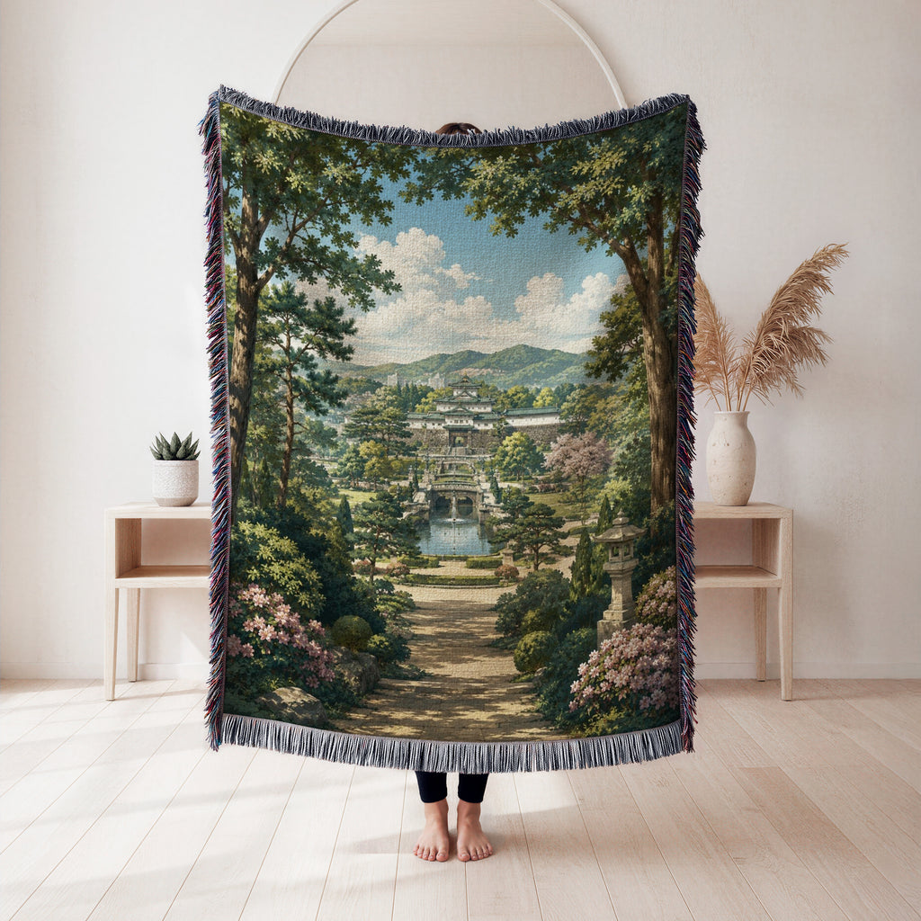 The Palace Garden Path Blanket
