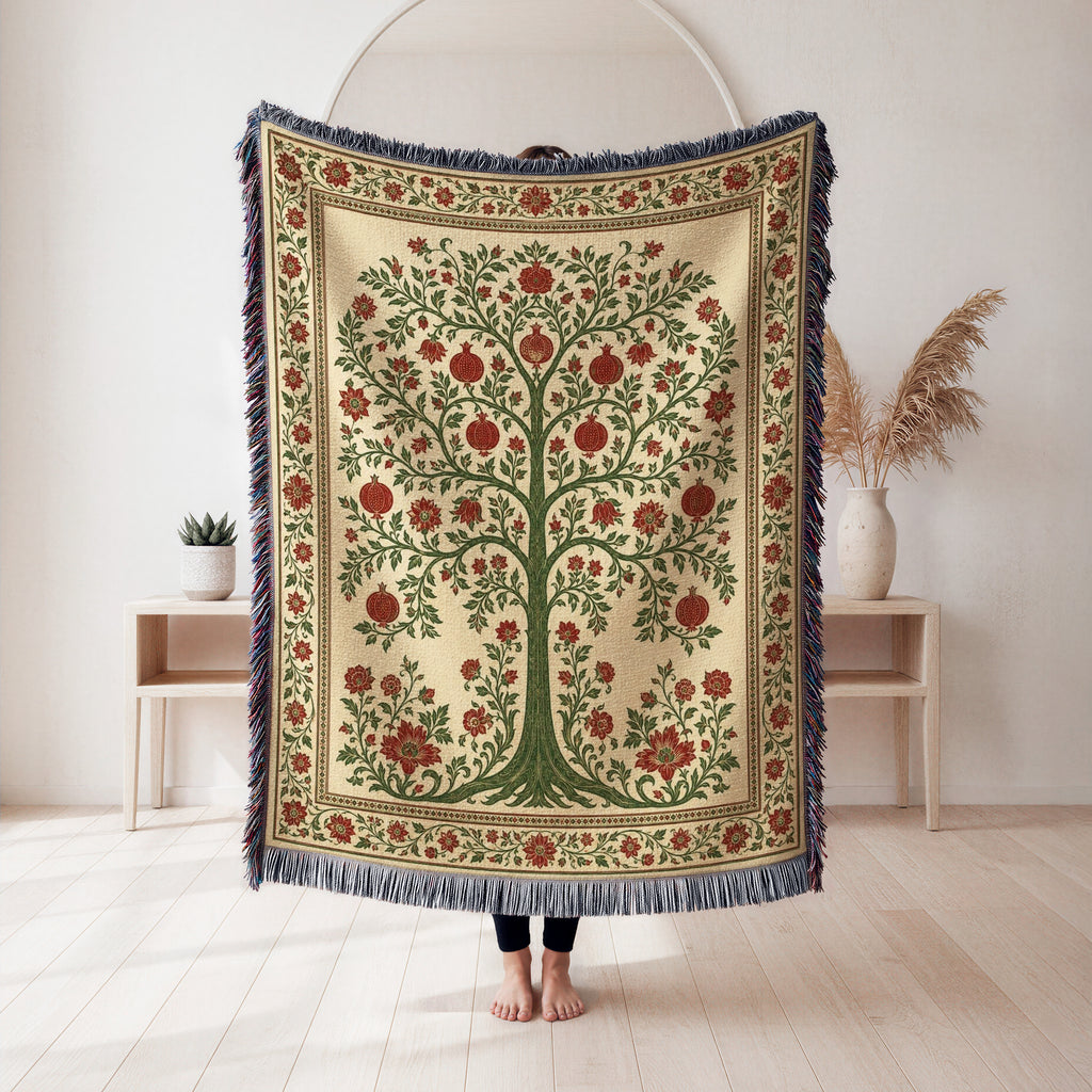 The Pomegranate Tree Blanket