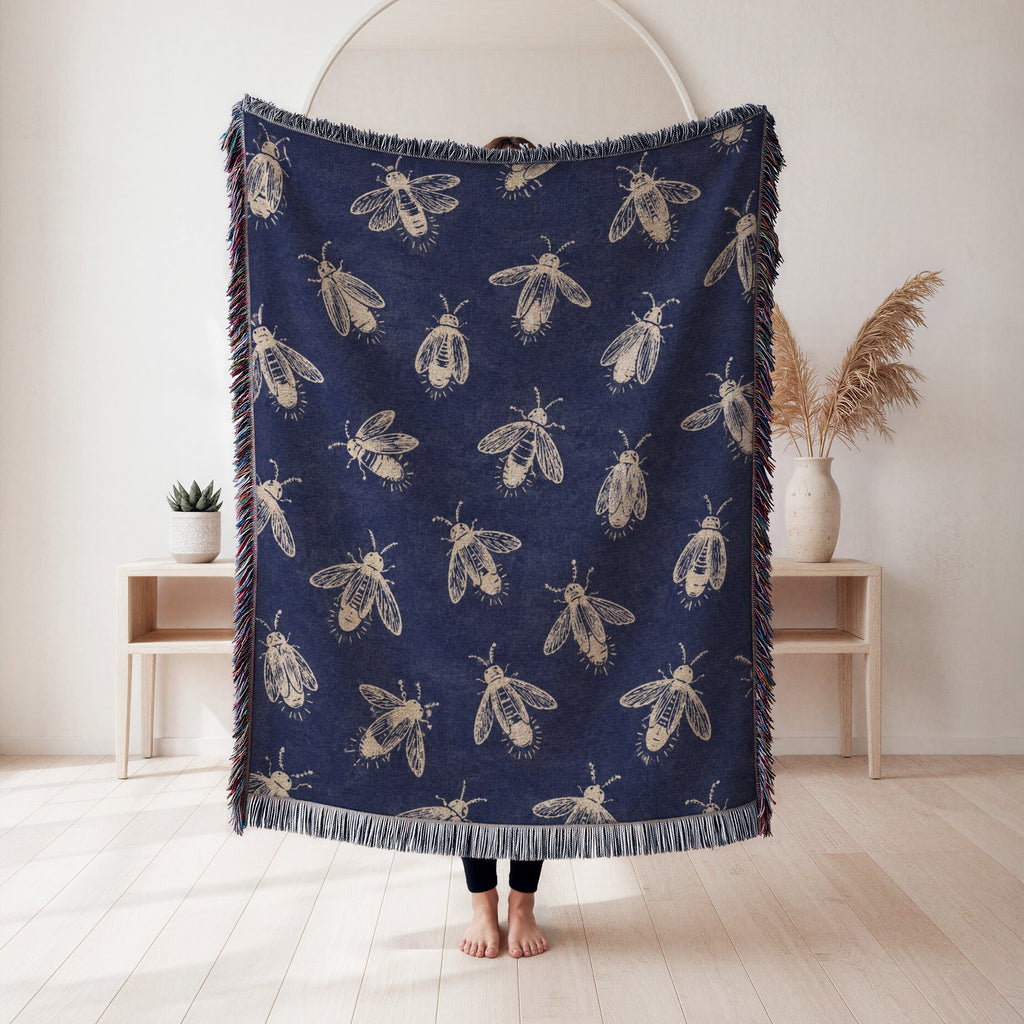 Midnight Bumblebee Blanket