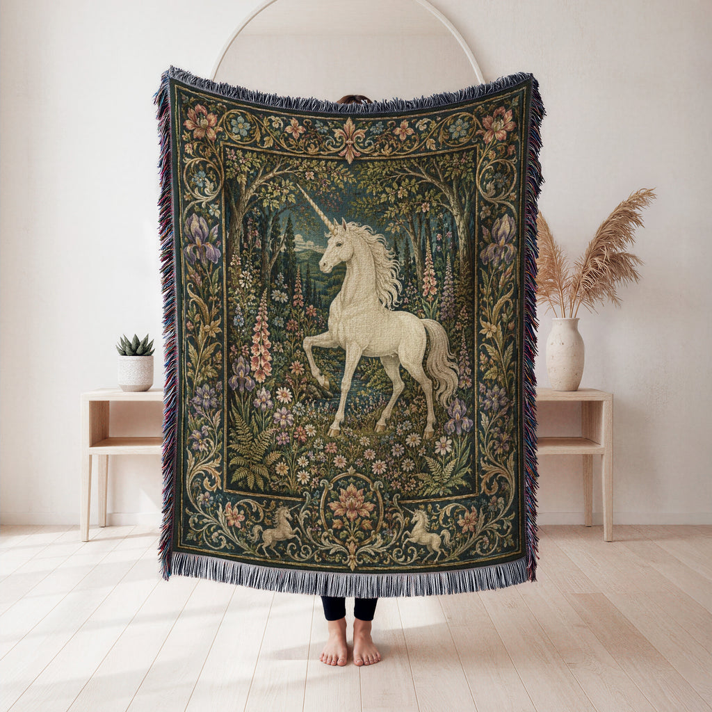 The Wild Iris Unicorn Blanket