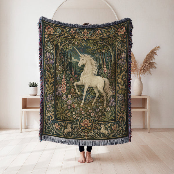 The Wild Iris Unicorn Blanket