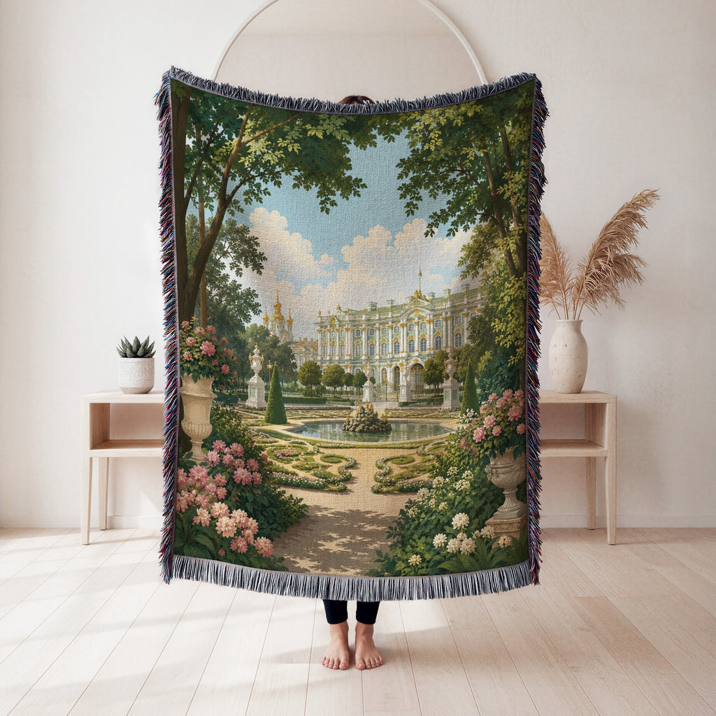 The Imperial Rose Garden Blanket