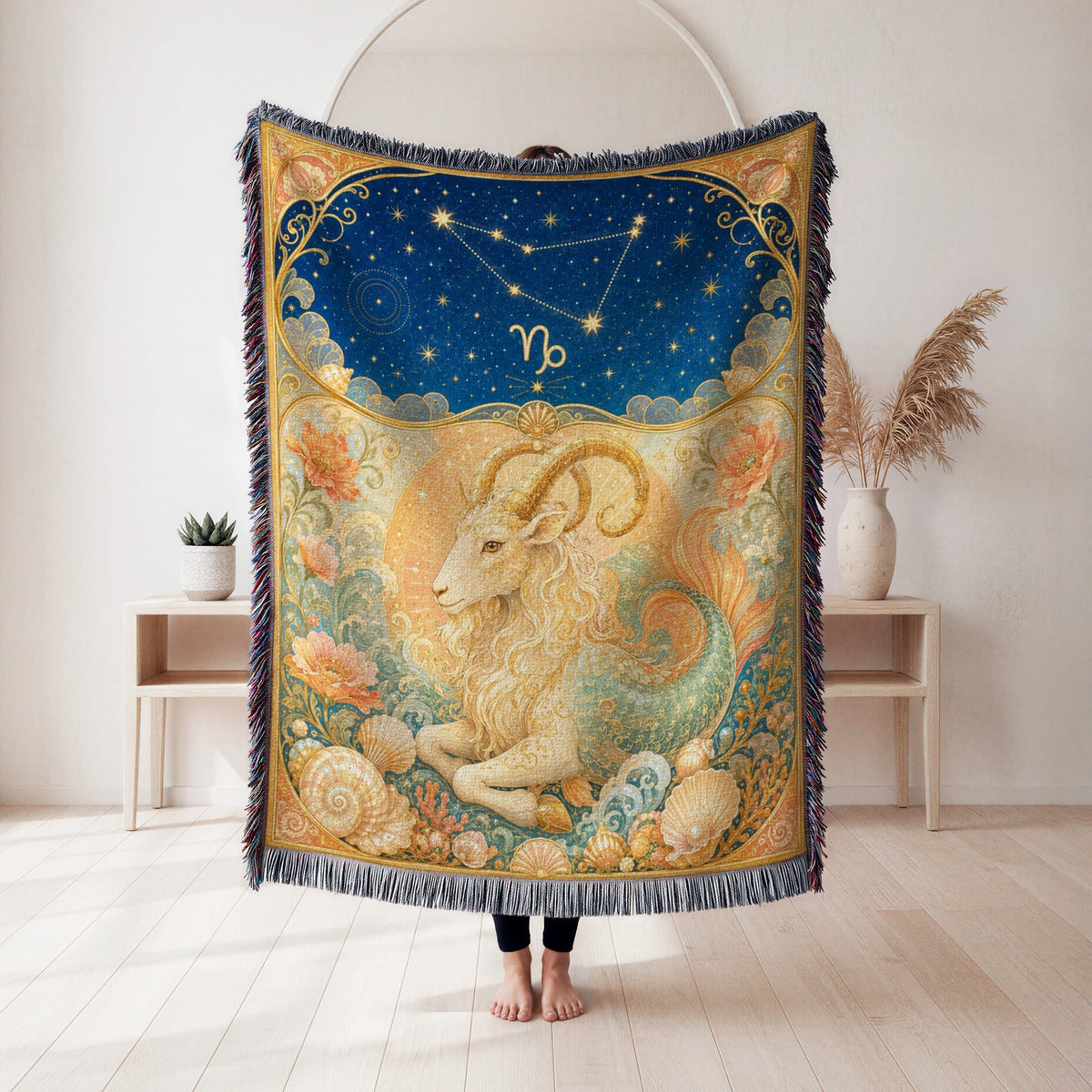 Capricorn Sea-Goat Blanket
