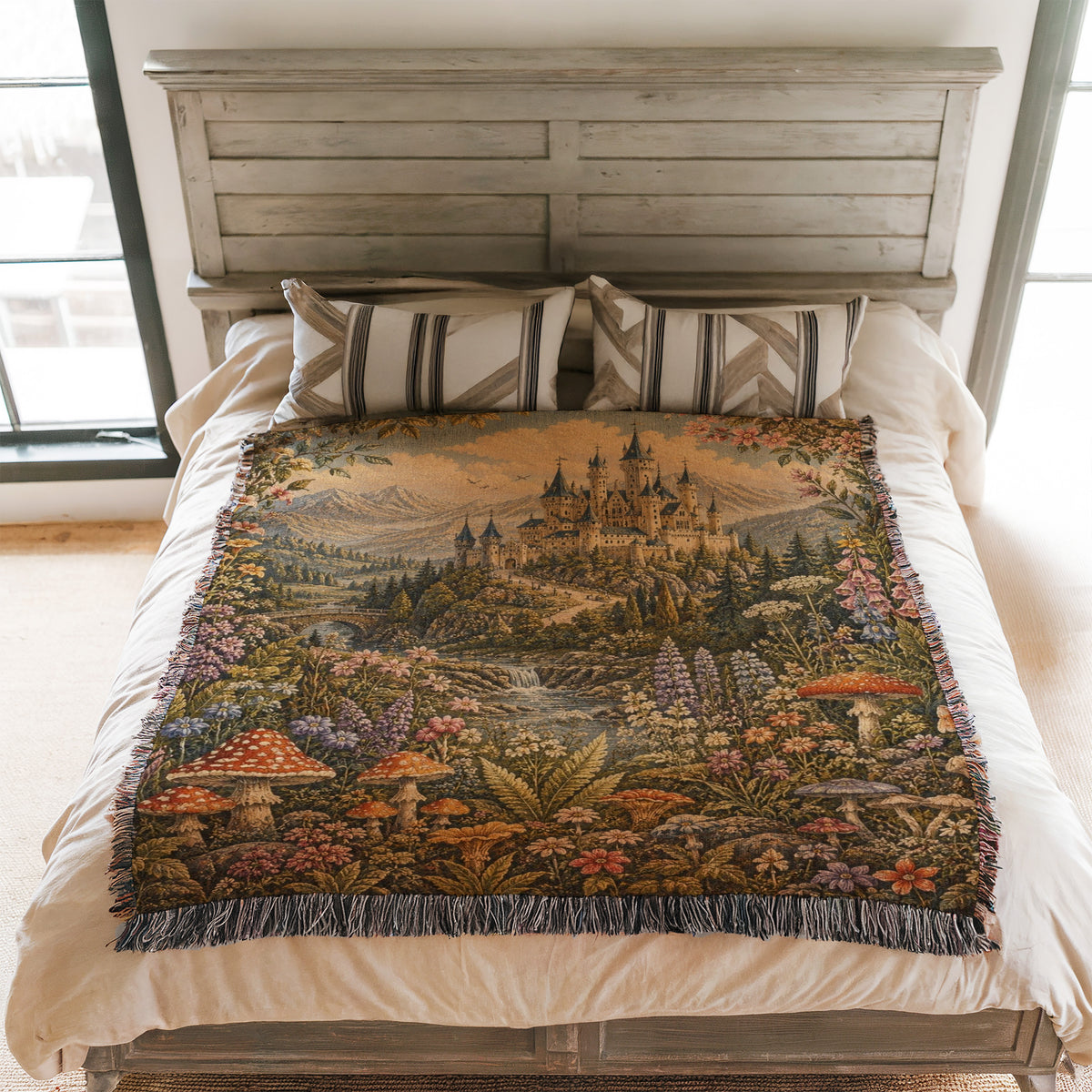 Wildflower Fairytale Castle Blanket