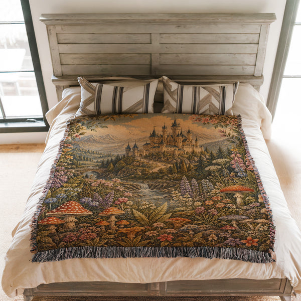 Wildflower Fairytale Castle Blanket