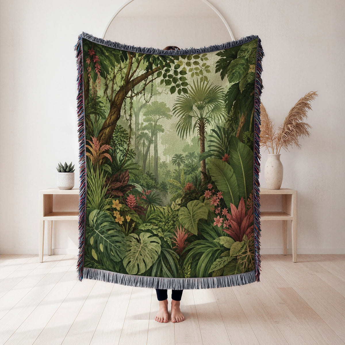 The Verdant Rainforest Blanket