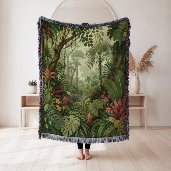 The Verdant Rainforest Blanket