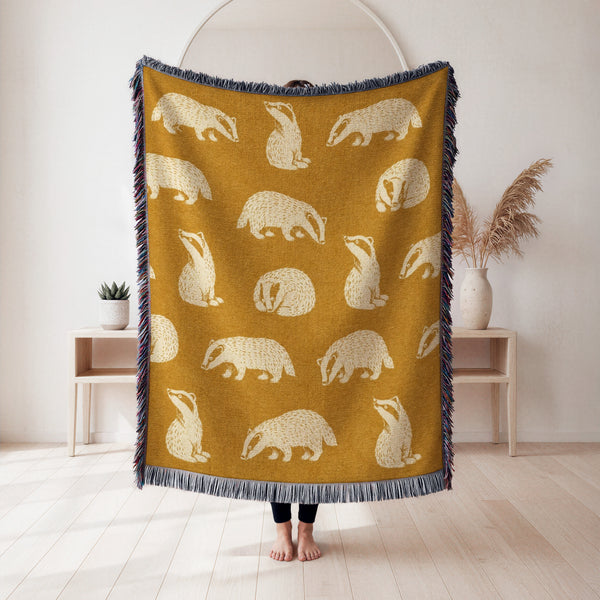 Golden Badger Blanket