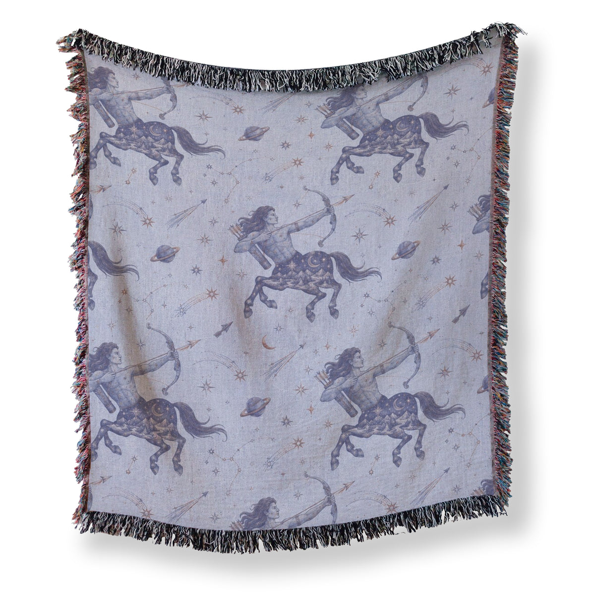 Sagittarius Celestial Archer Pattern Blanket Main image