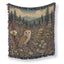 Moonlit Meadow Owl Blanket