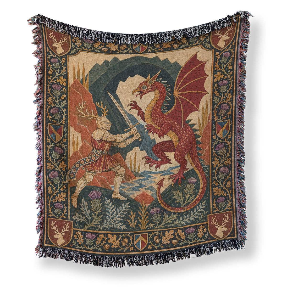 The Red Wyrm of the Mountain Pass Blanket