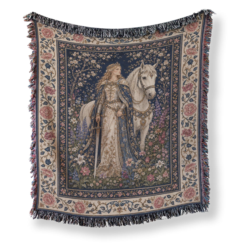 The Rose Court Lady Blanket
