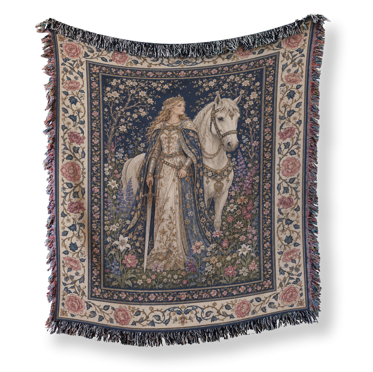 The Rose Court Lady Blanket