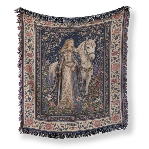 The Rose Court Lady Blanket