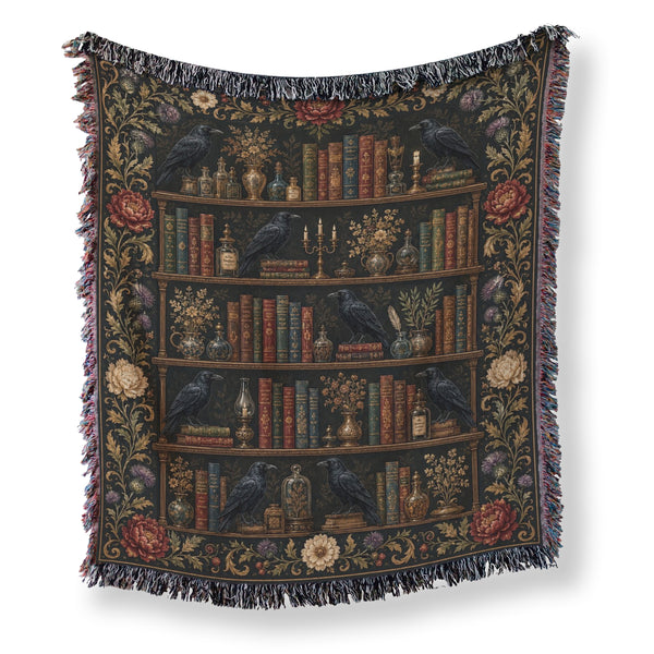 Raven Apothecary Library Blanket