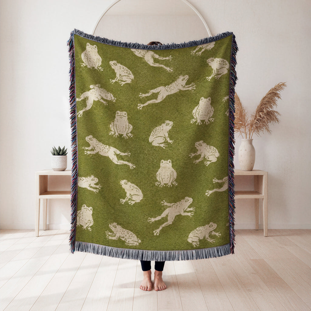 Meadow Frog Blanket
