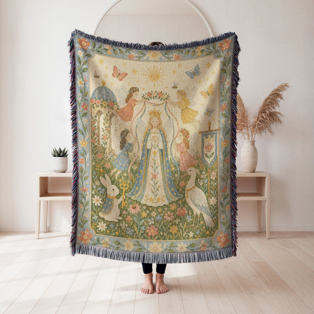 Spring Fairy Coronation Blanket