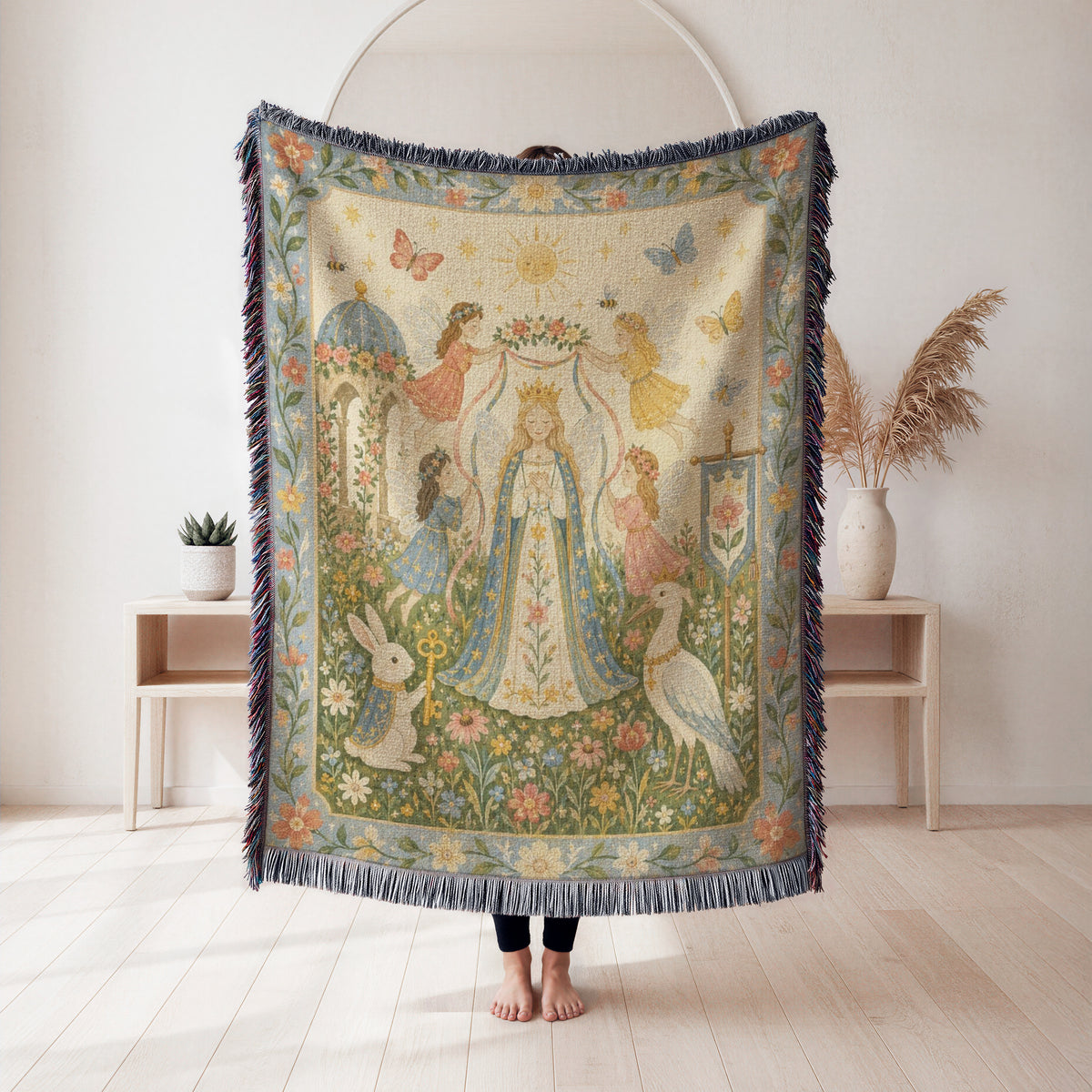 Spring Fairy Coronation Blanket