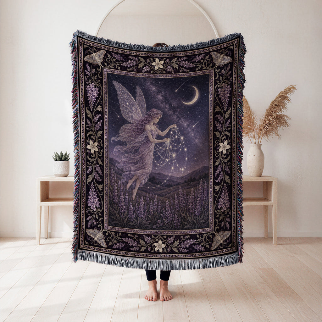 Lavender Starlight Fairy Blanket