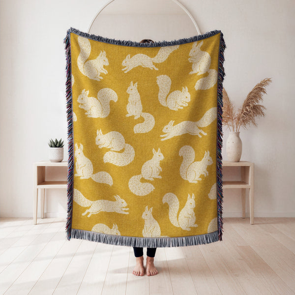 Golden Squirrel Blanket