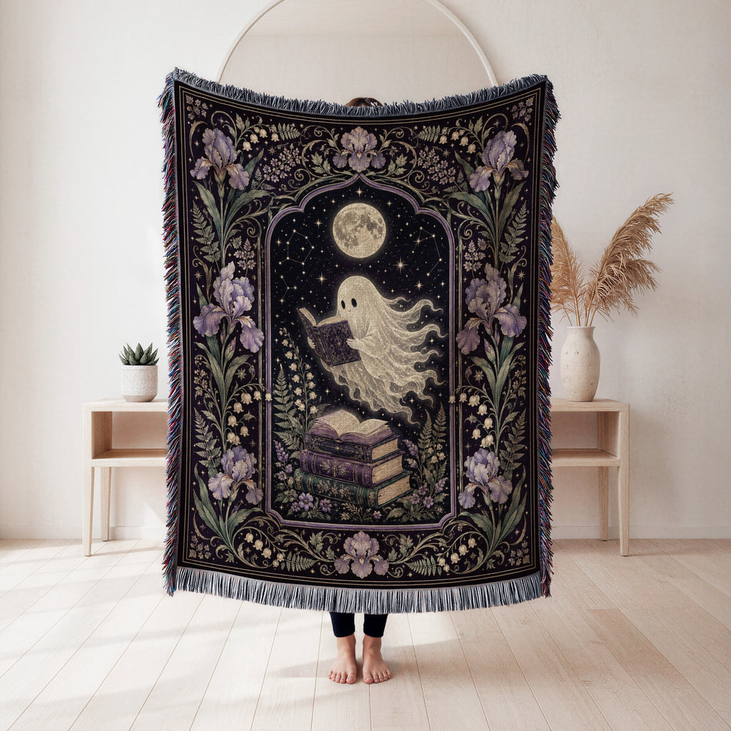 Iris Moon Ghost Reader Blanket
