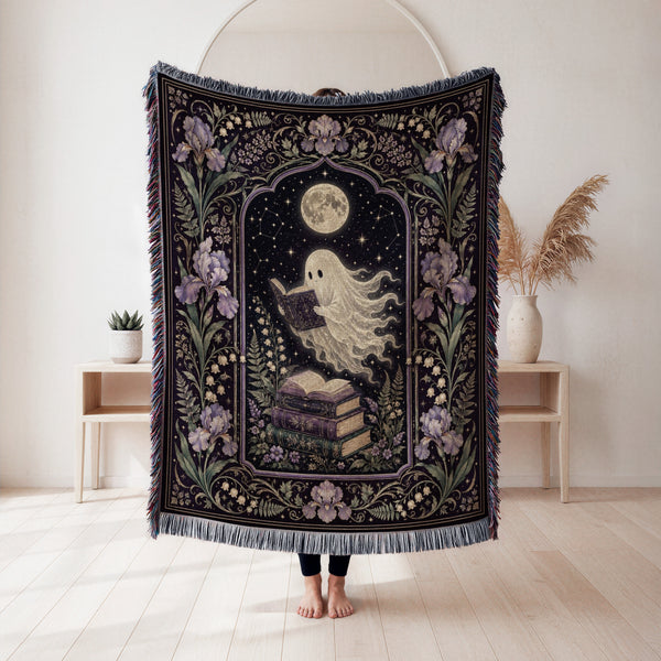 Iris Moon Ghost Reader Blanket