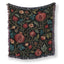 Pomegranate Night Garden Blanket