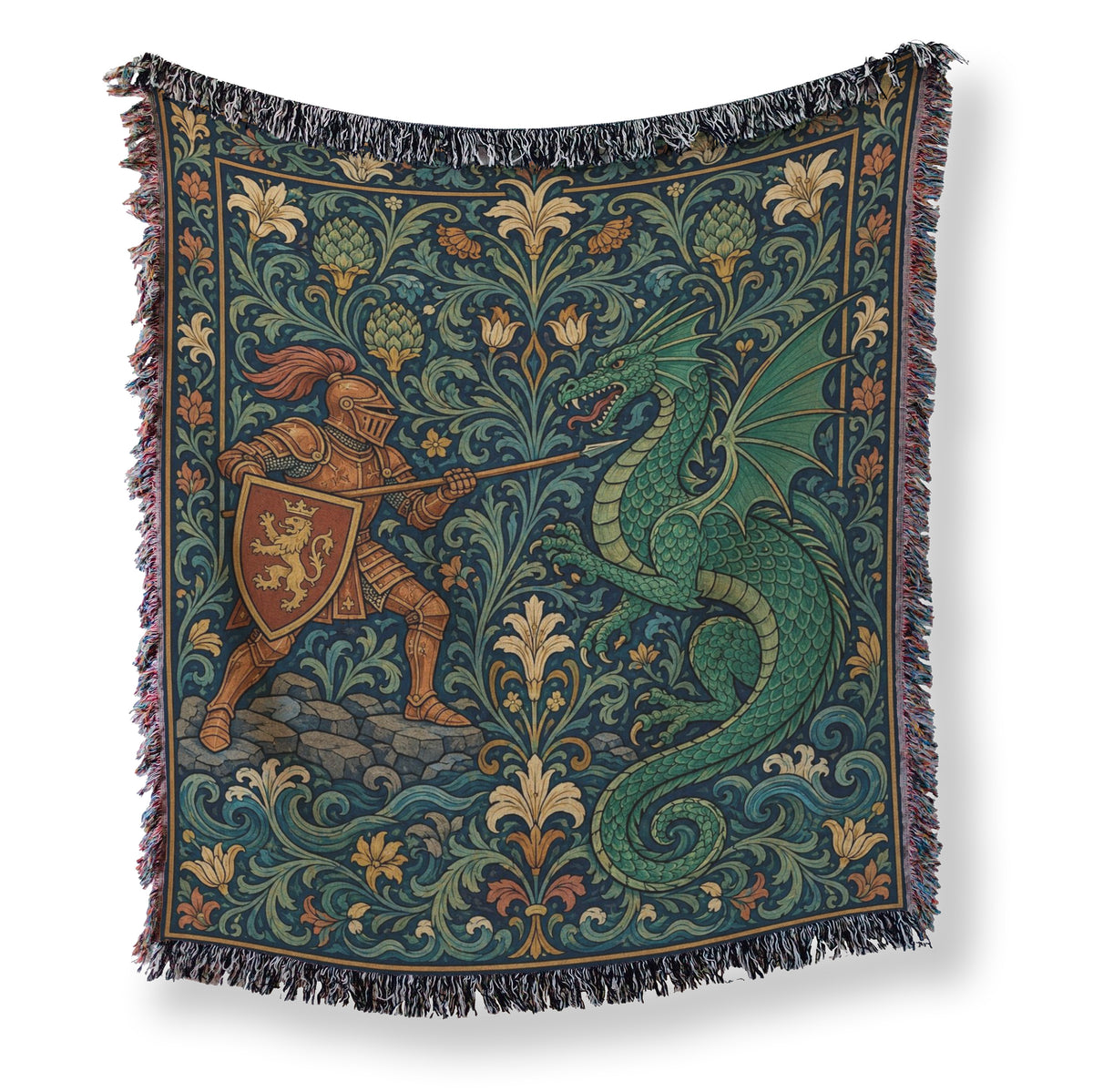 The Green Wyrm at the Water’s Edge Blanket Main image