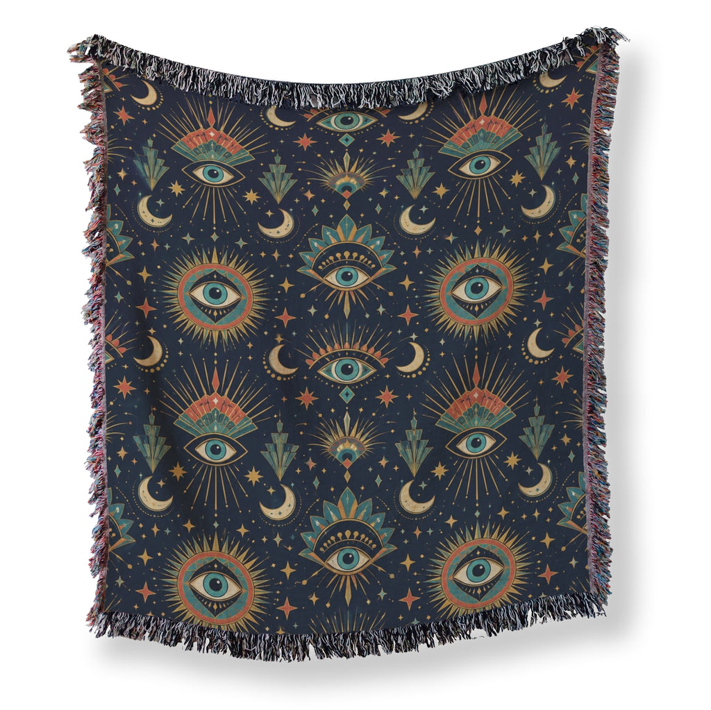 Celestial All-Seeing Eye Blanket
