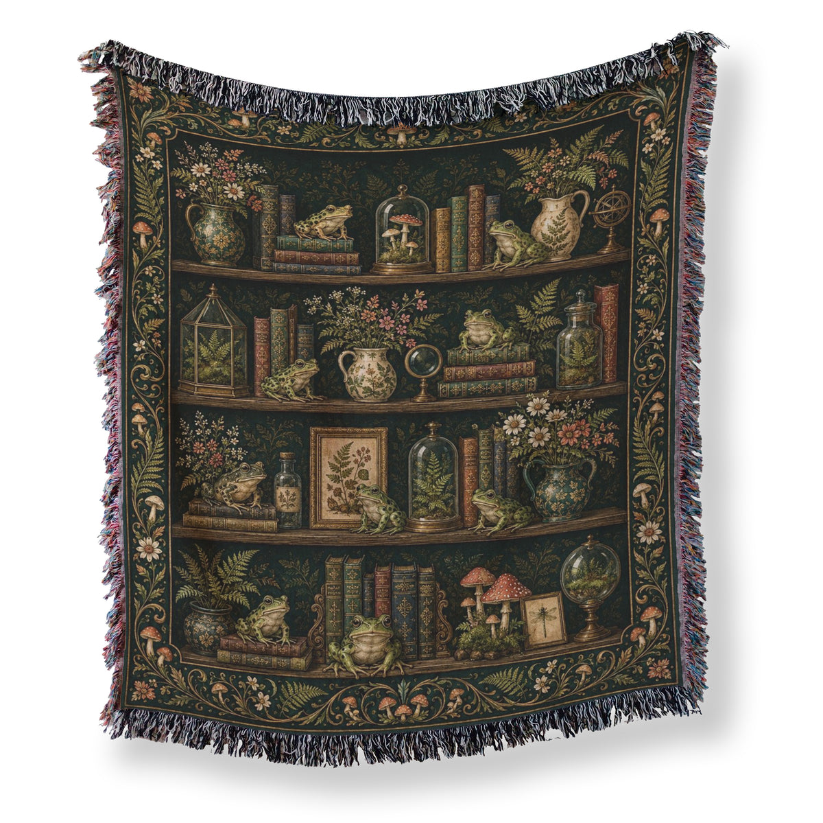Enchanted Frog Library Blanket Main image